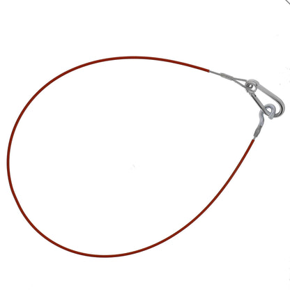 Breakaway rope for trailer 1050mm with carabiner and hook