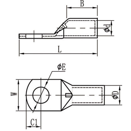 Ringöse Rohrkabelschuh ØM6 für Kabel max. 10mm² - TMN - shop.de