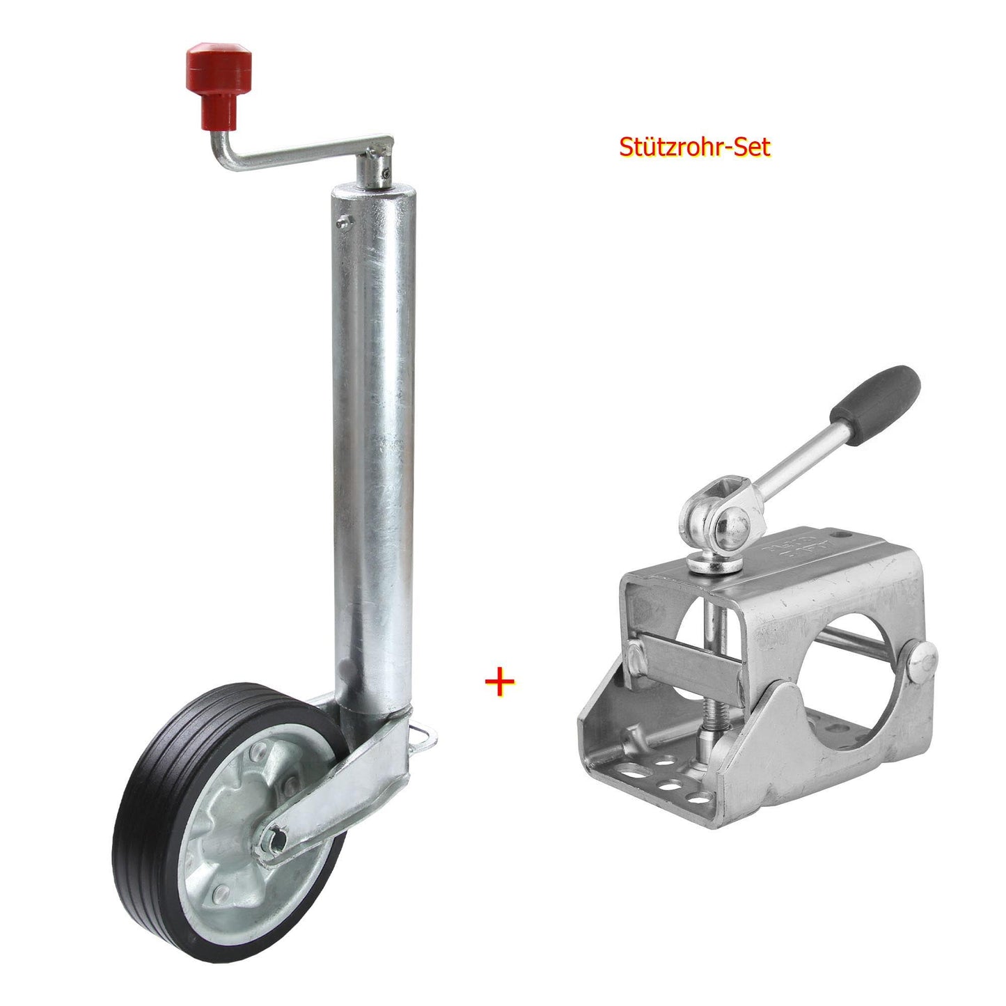 Stützrad Set mit Klemmhalter 500kg Ø60mm - TMN - shop.de