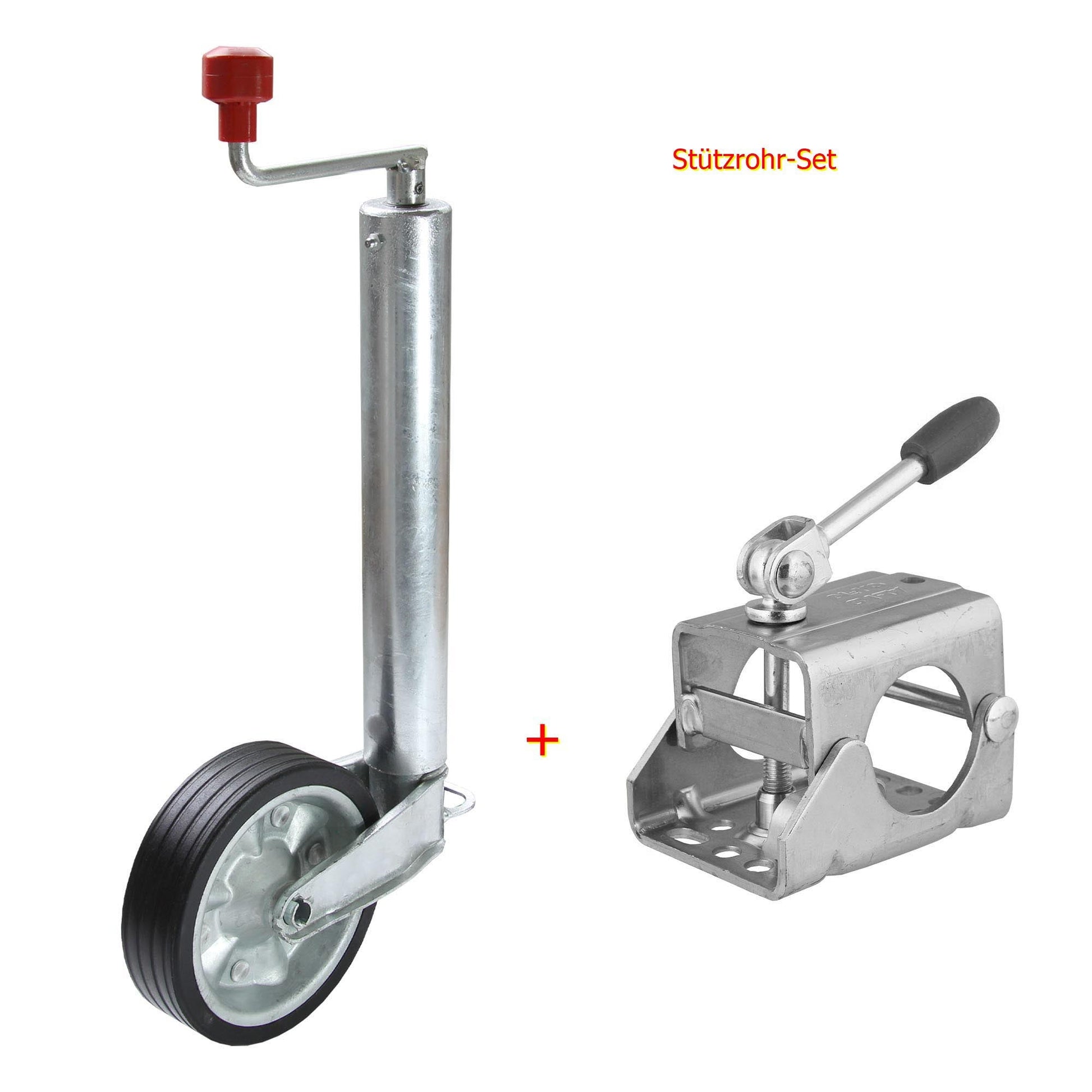 Stützrad Set mit Klemmhalter 500kg Ø60mm - TMN - shop.de