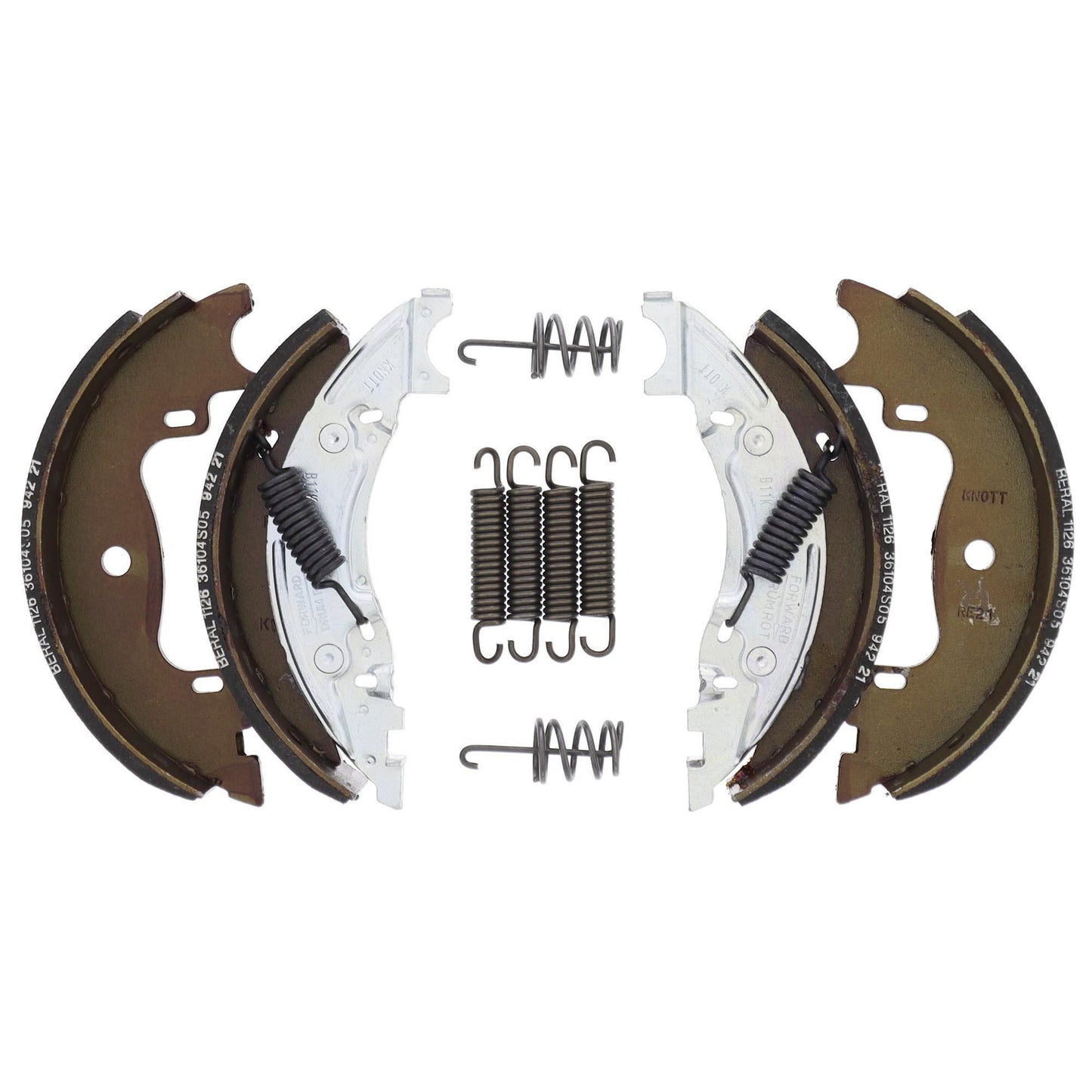 Brake shoe set Knott 160x35mm 16-1365