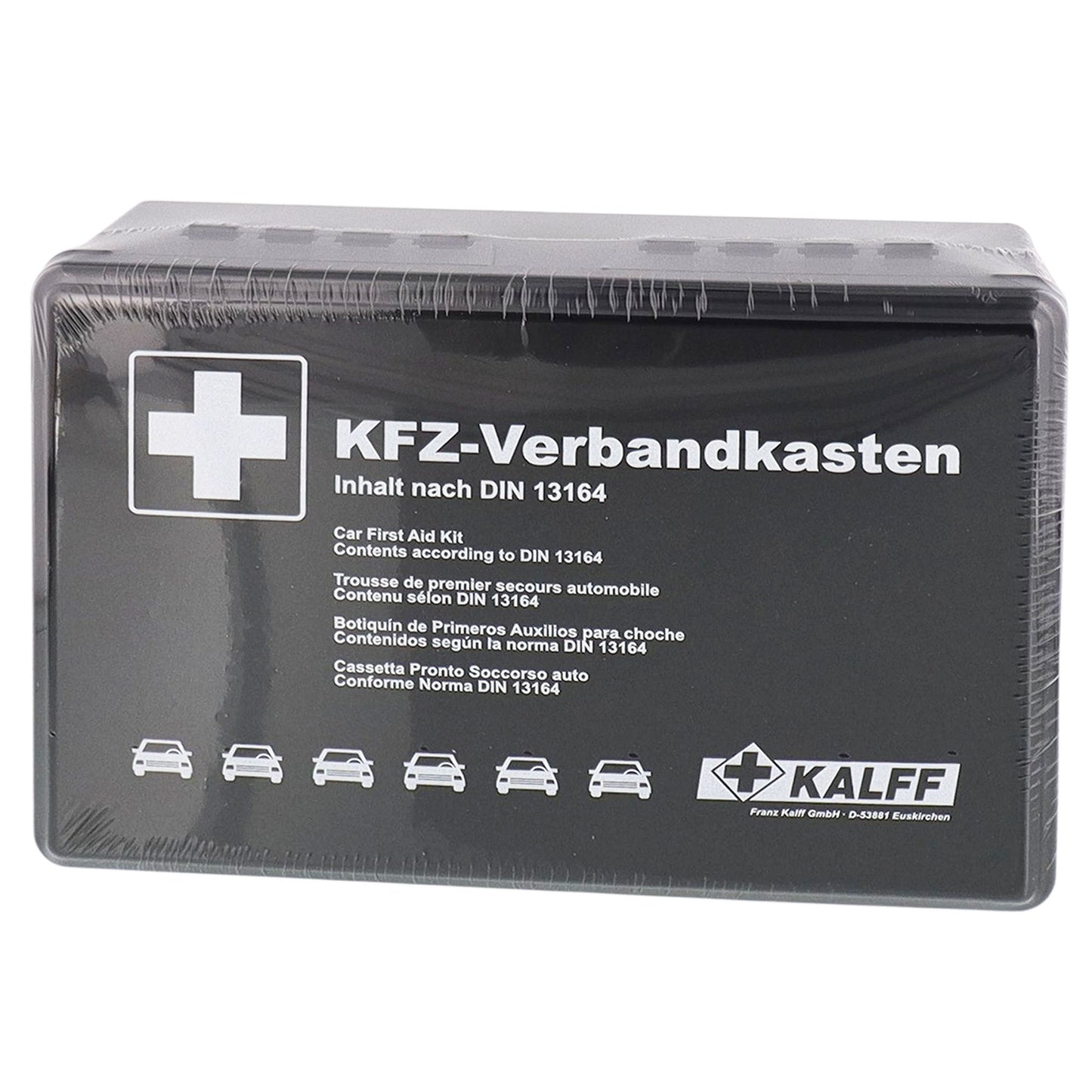 KFZ-Verbandkasten Schwarz DIN 13164-2022