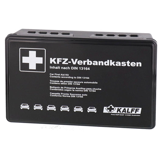 KFZ-Verbandkasten Schwarz DIN 13164-2022