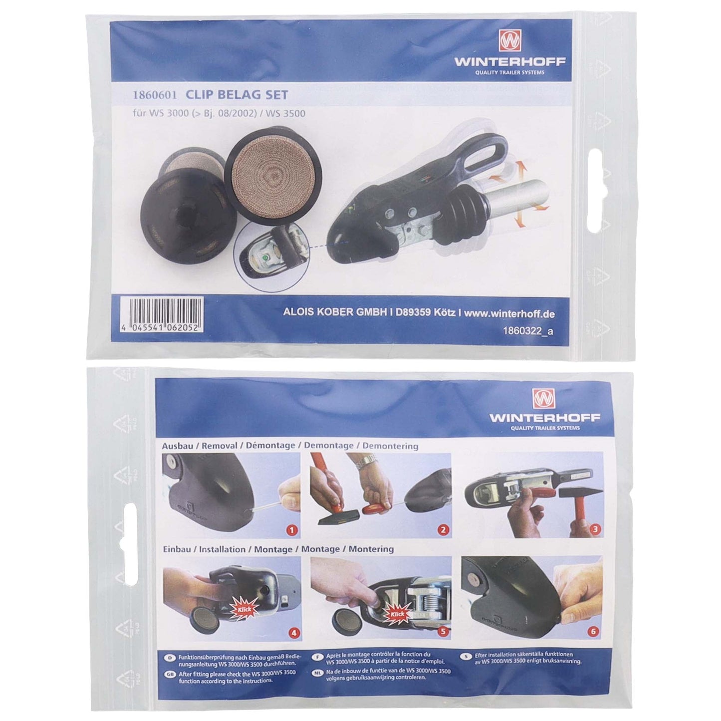 Winterhoff Reibbelag Satz für WS3000 ab 08/2002, WS 3500 | 1860601 - TMN - shop.de