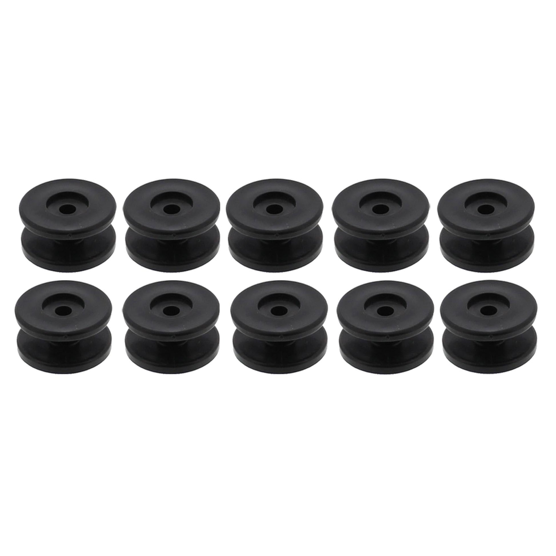 10x Rundknopf 15x30mm für Expanderseil 6-8mm - TMN-shop.de