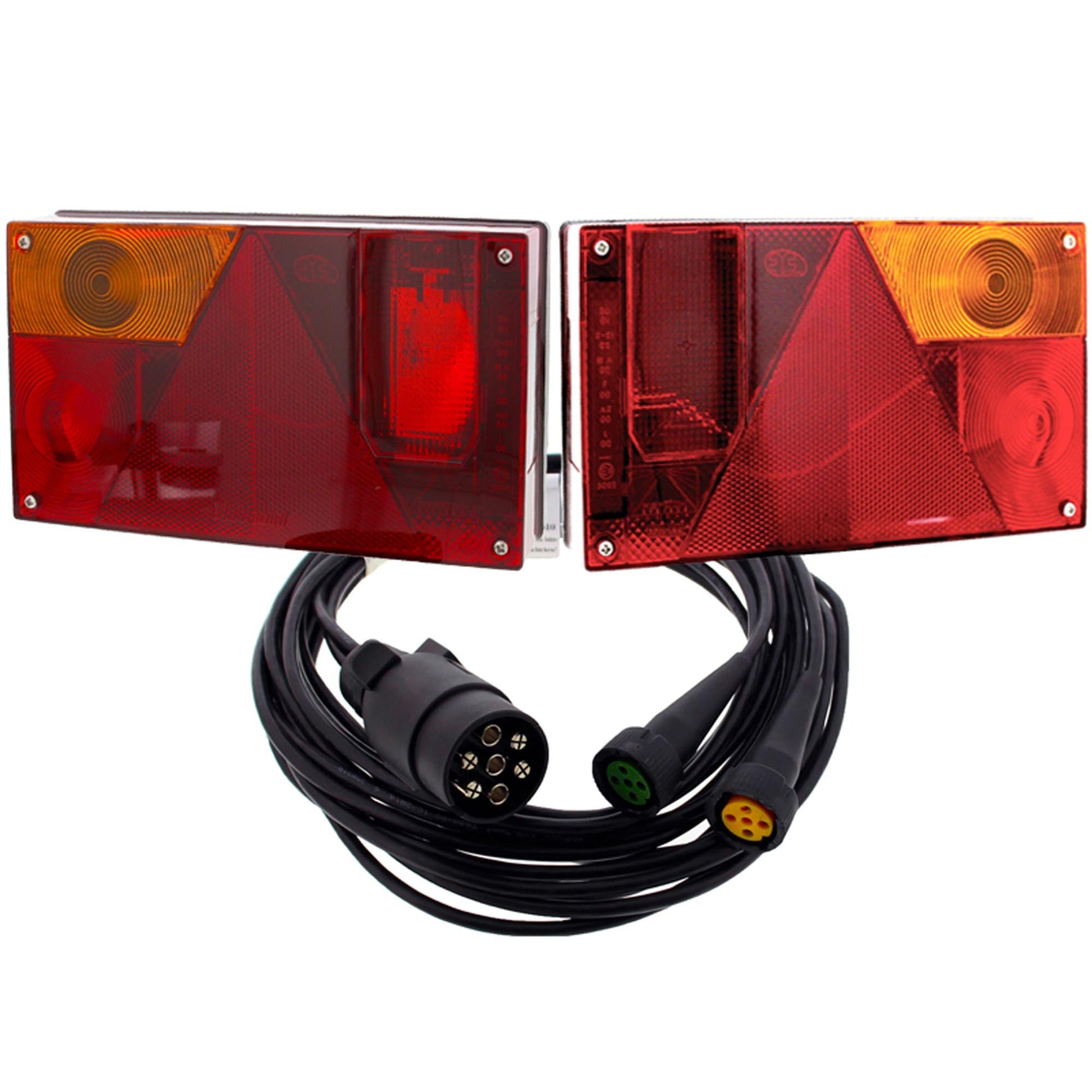 Aspöck Satz Multipoint 1 I re / li Rückleuchten + 4m Anschlußkabel 7-pol. - TMN-shop.de