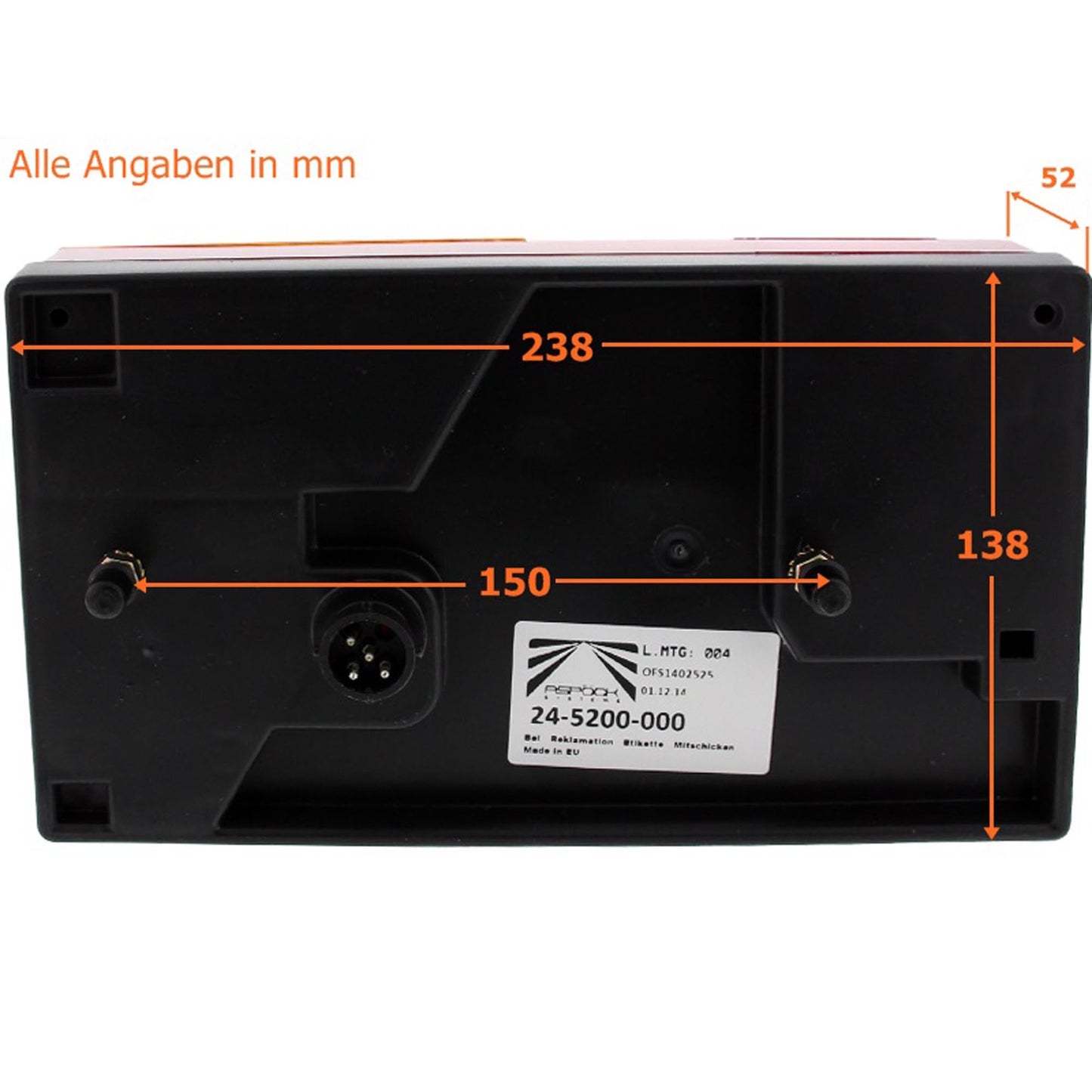 Aspöck Satz Multipoint 1 I re / li Rückleuchten + 4m Anschlußkabel 7-pol. - TMN-shop.de