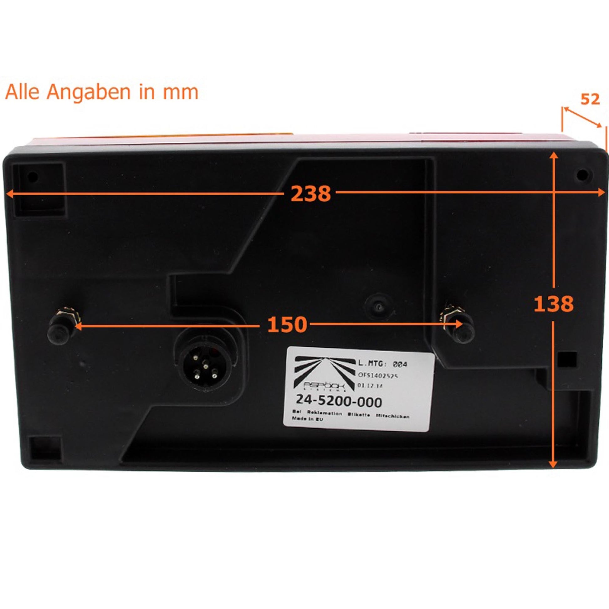 Aspöck Satz Multipoint 1 I re / li Rückleuchten + 4m Anschlußkabel 7-pol. - TMN-shop.de