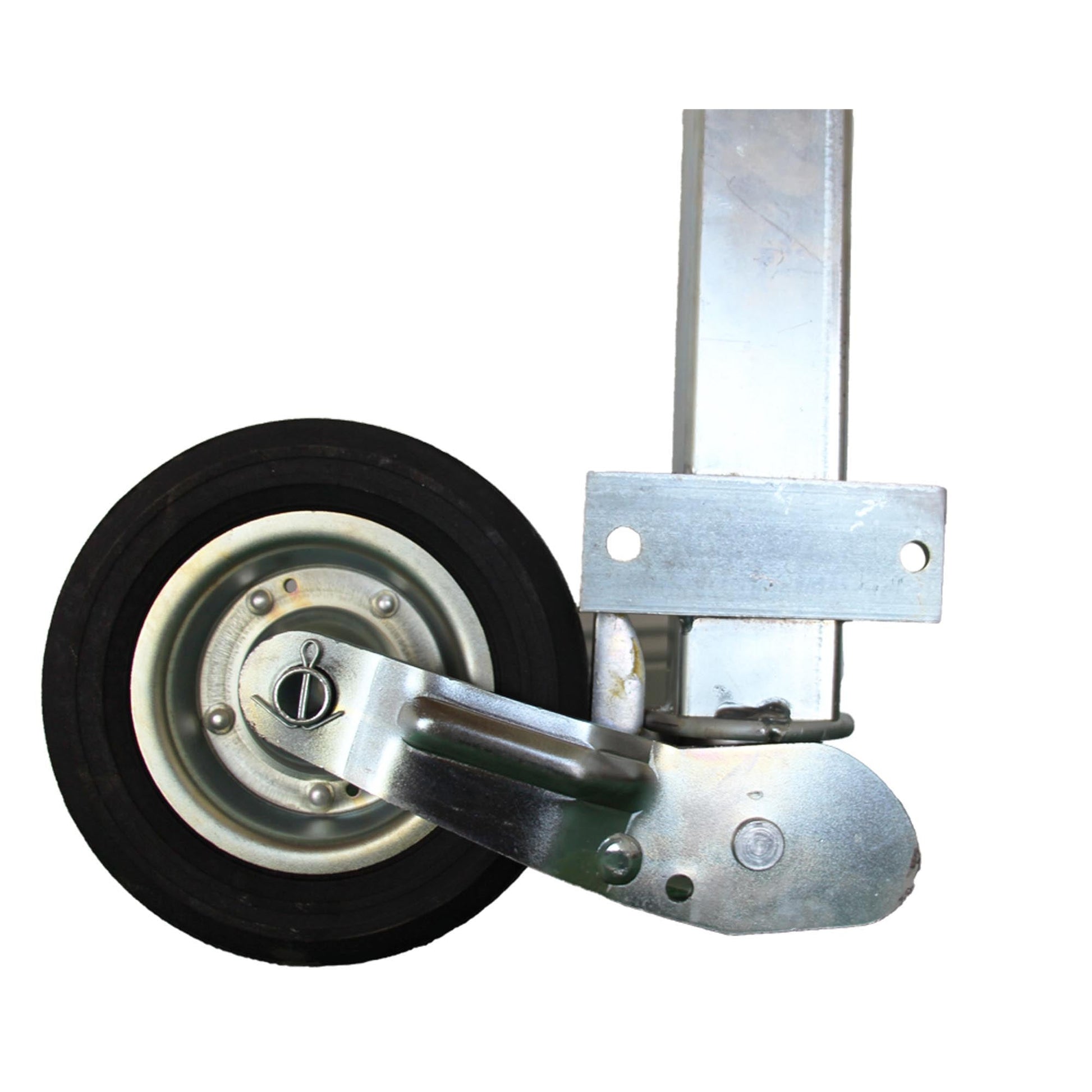 Automatik-Stützrad 60mm Vierkant, 2-Loch, 400kg Stützlast - TMN-shop.de