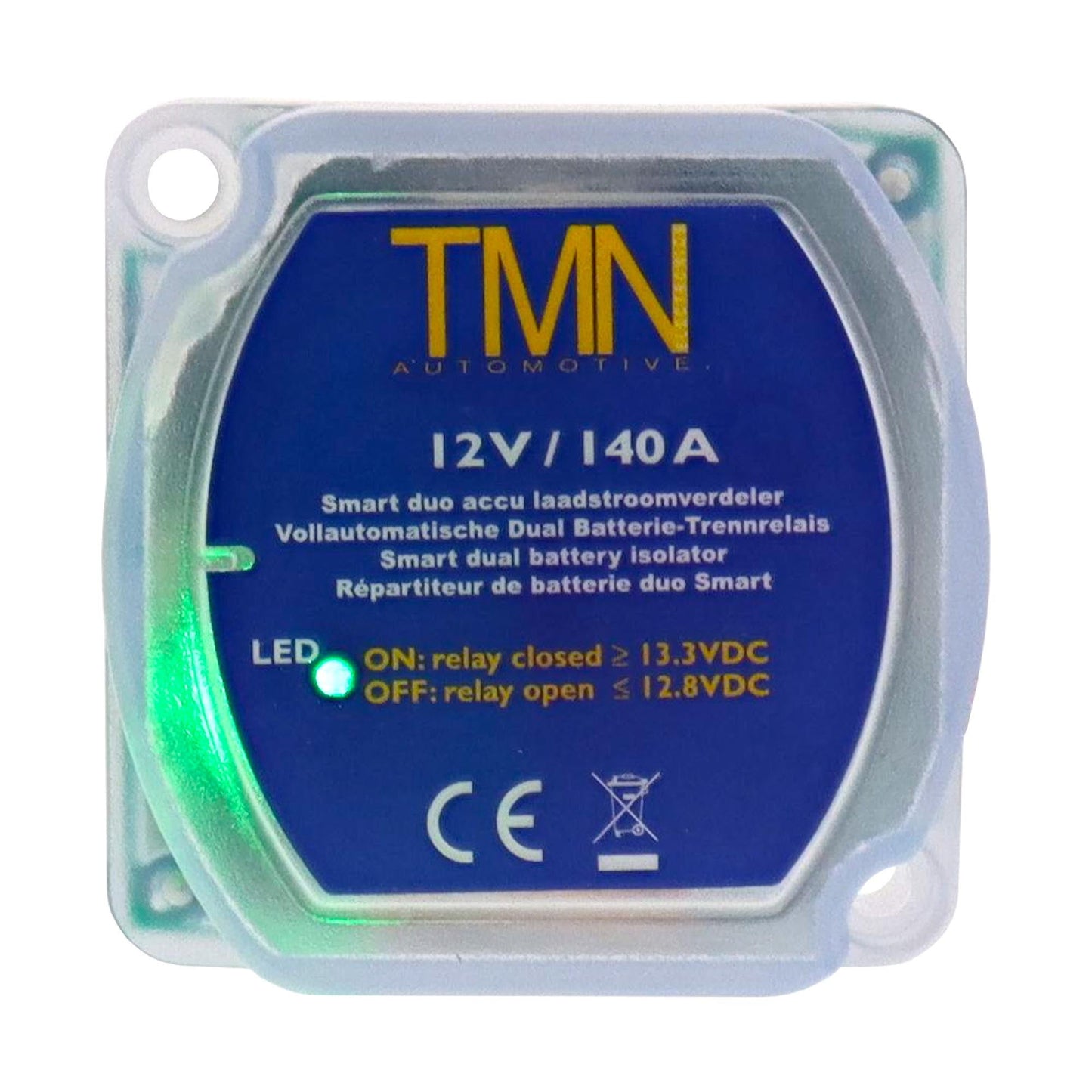 BSR Batterie Trennrelais 12V 140 Ampere + 2 Ringösen 25mm² M6 - TMN-shop.de