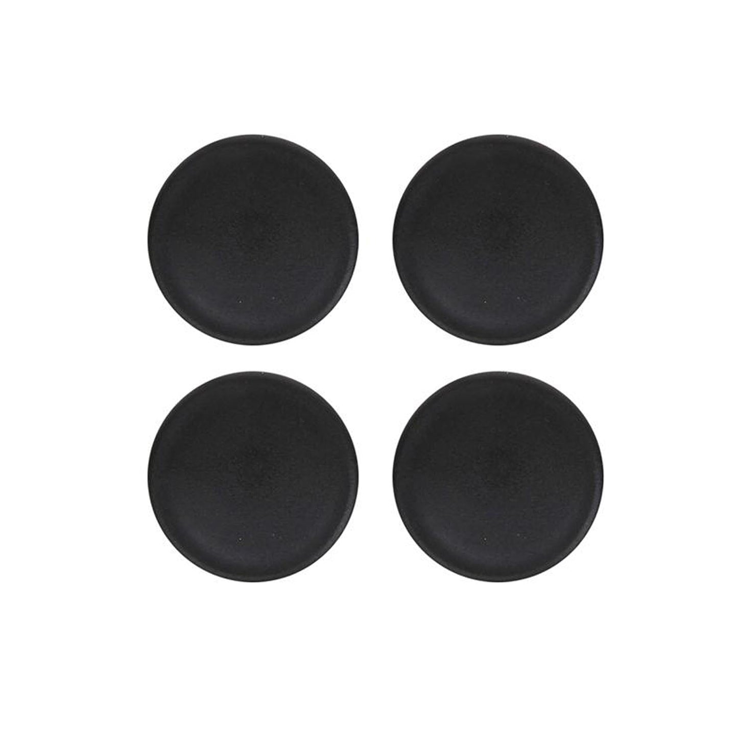 Endkappe Kunststoff schwarz im 4 Stück im Blister Rund Ø30mm - TMN-shop.de