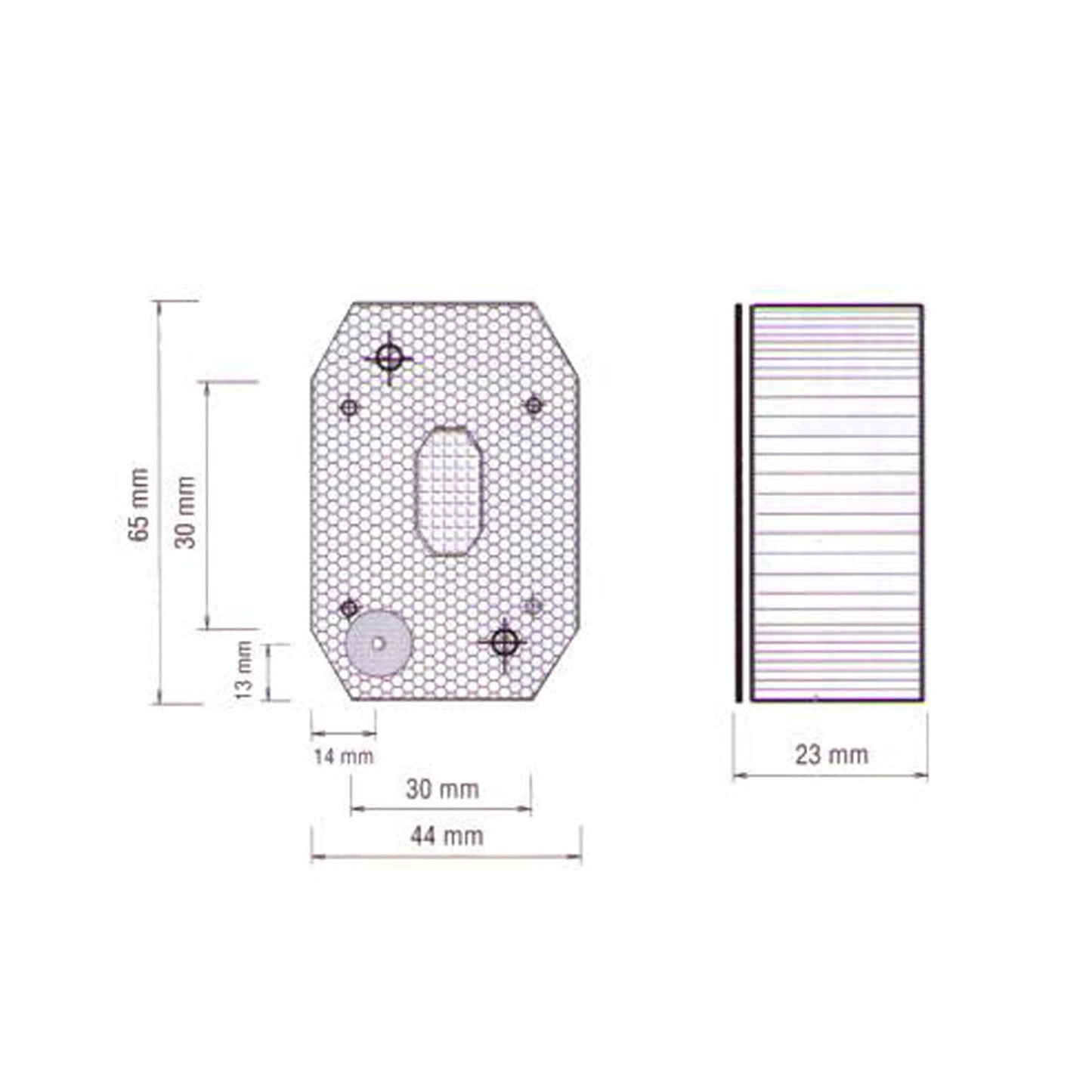 Flexipoint Seitenmarkierungsleuchte gelb - TMN-shop.de