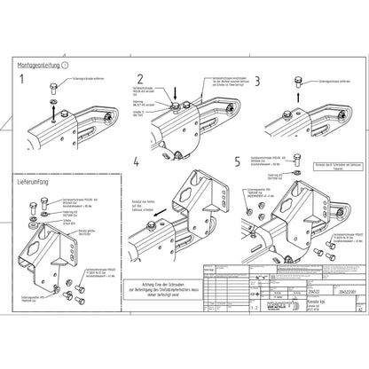 Knott Stützrad-Konsole KF27 - KF30 verstärkt schraubbar - TMN-shop.de