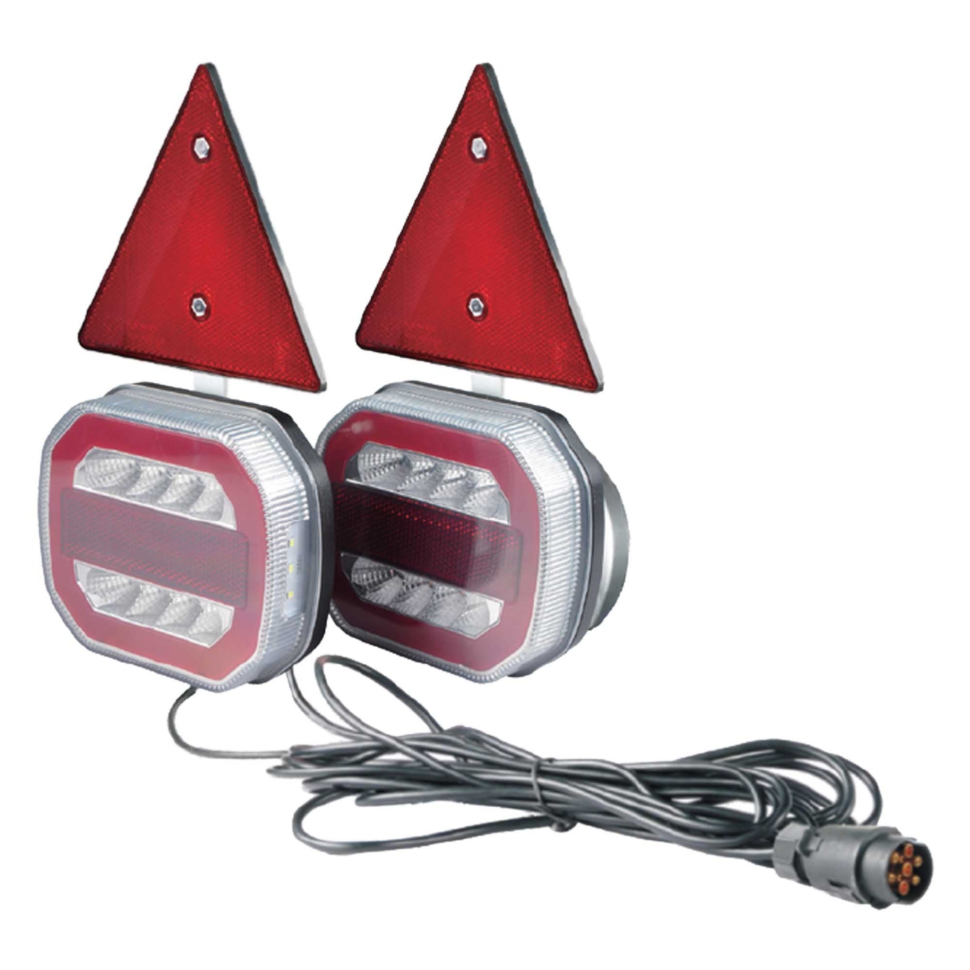 LED 12/24V Anhänger Rückleuchten Set mit Magneten und Rückstrahler -  TMN-shop.de