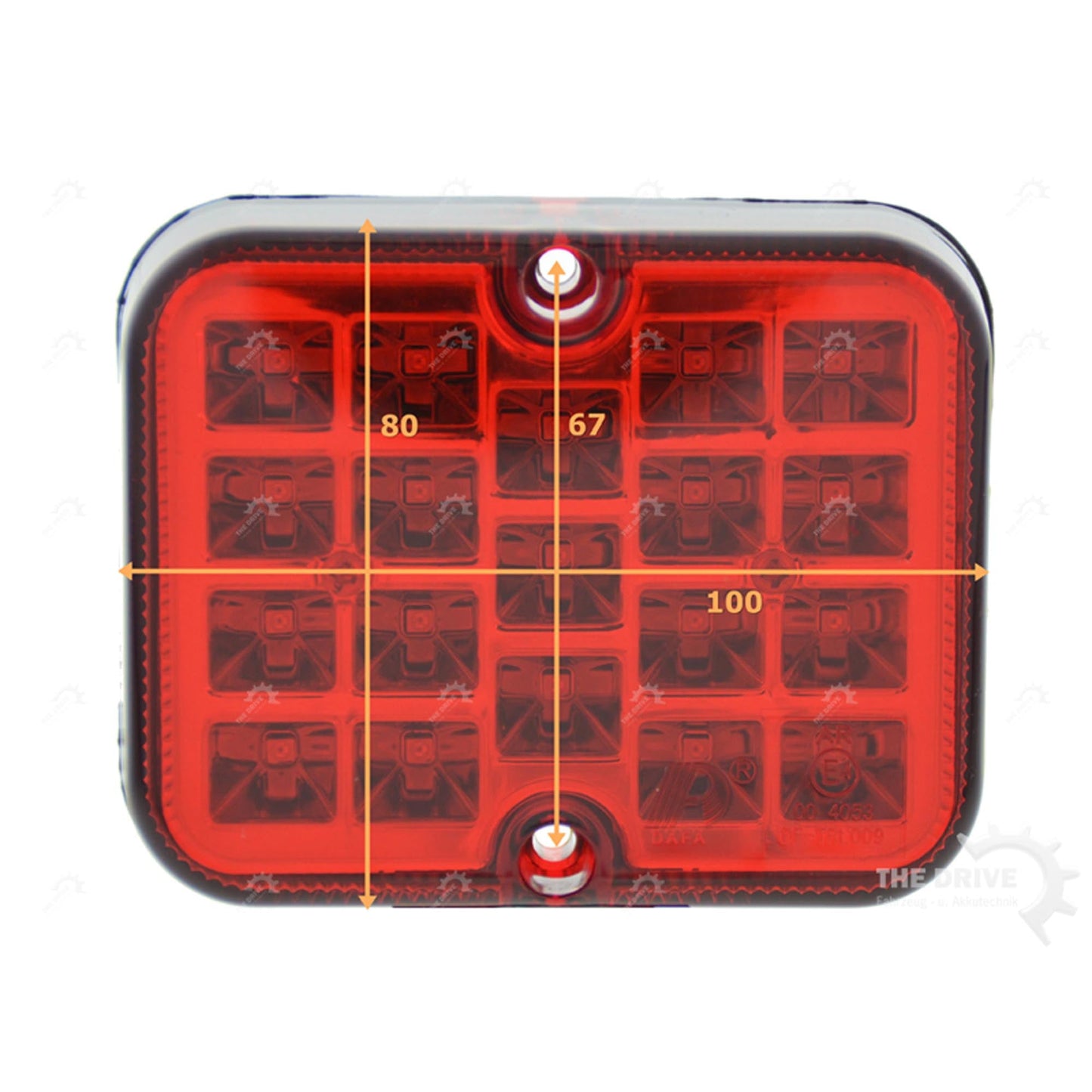 Nebelschlussleuchte 100x80mm 19LED - TMN-shop.de