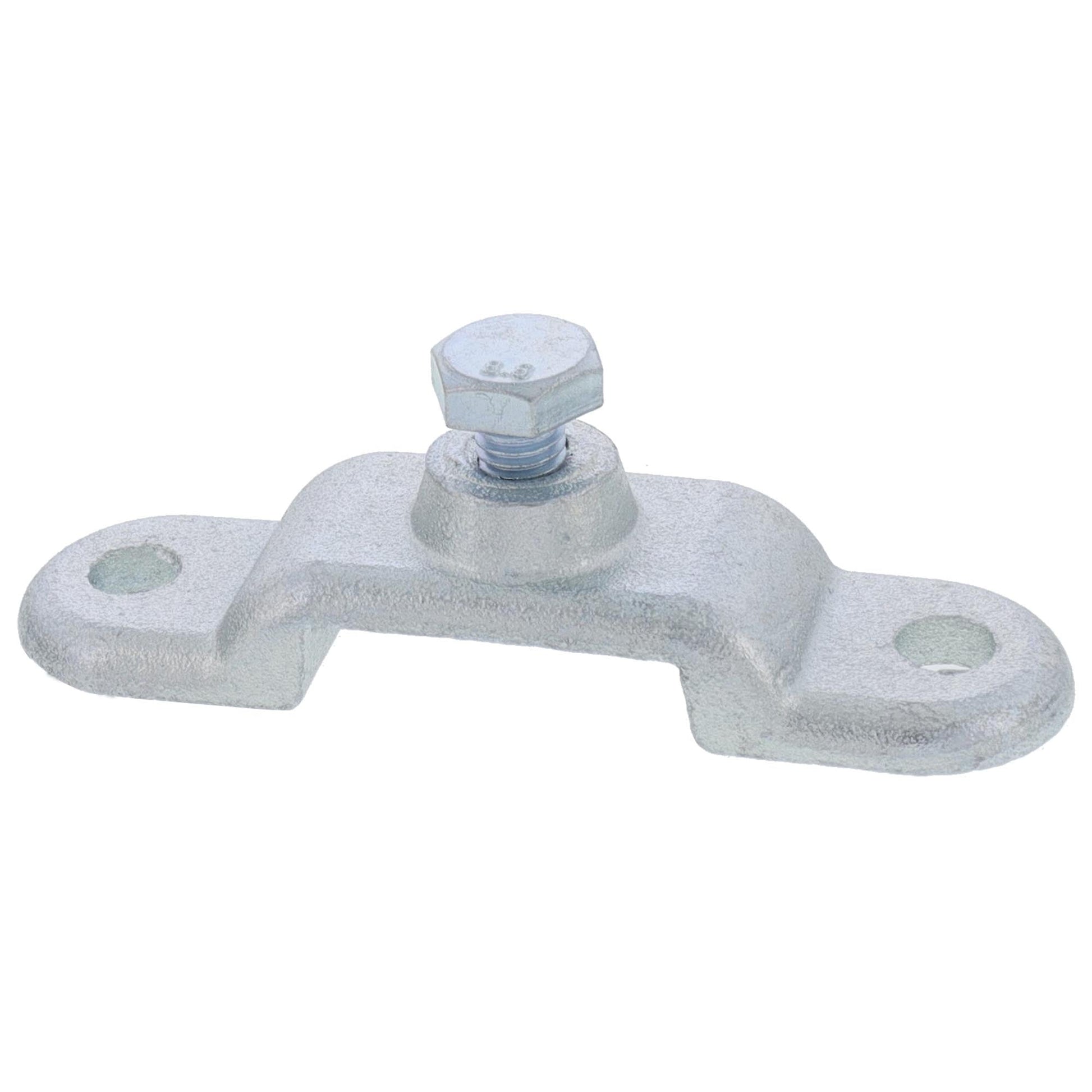 Rungenhalter f. Flacheisen vz. 10x40 mit Stellschraube 10x25 - TMN-shop.de